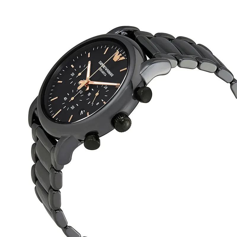 Emporio Armani Luigi Chronograph Black Dial Men's Watch | AR1509